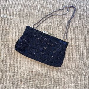 Vintage Rimco of California Seed Bead Evening Bag